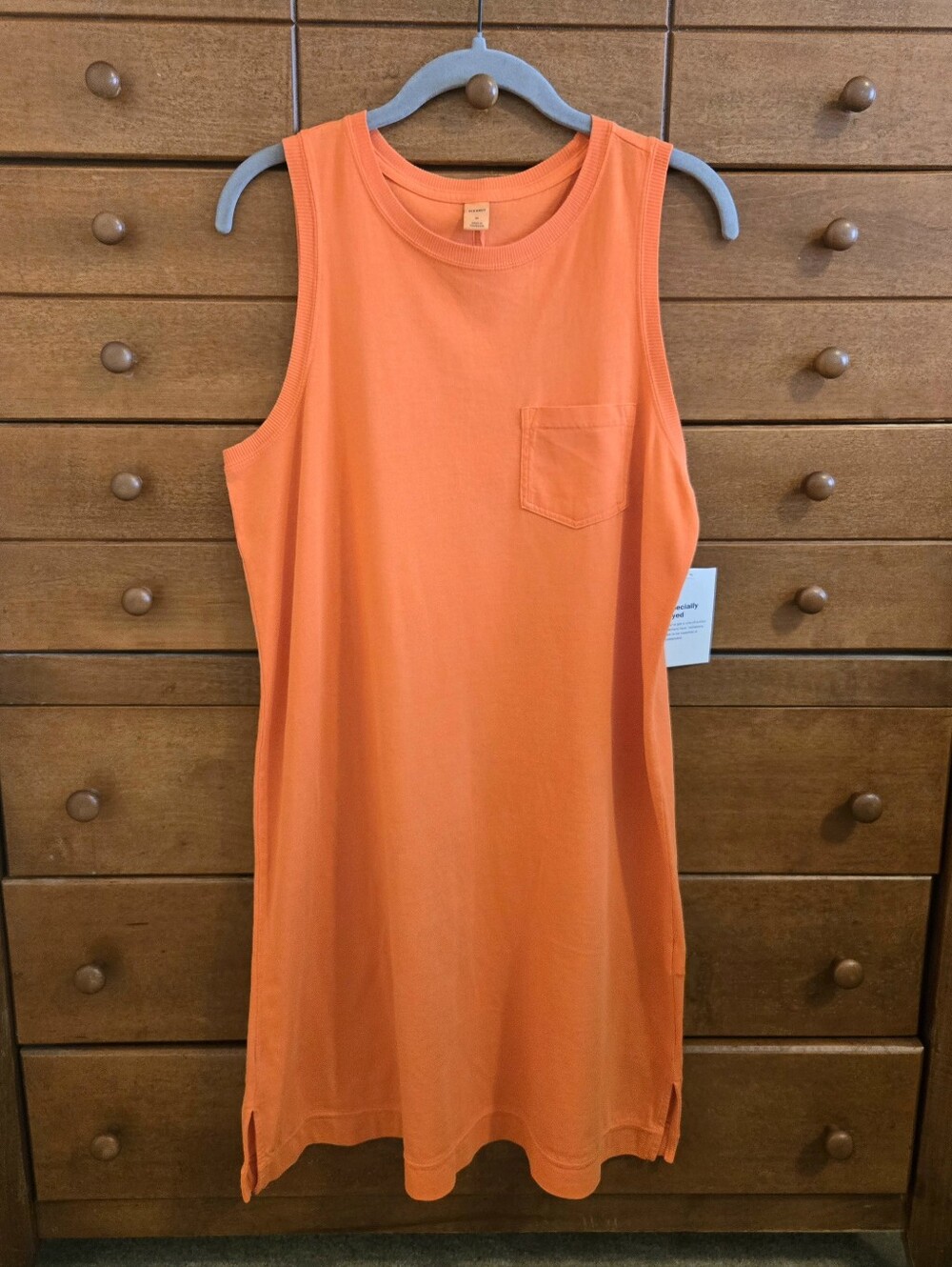 Old Navy Orange Sleeveless Mini Dress with Pocket